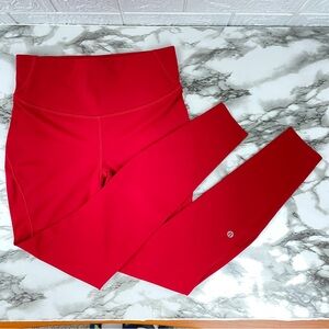 lululemon athletica Red Leggings